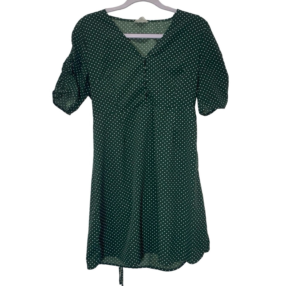 Love+Harmony‎ Green Polka Dot Dress size M